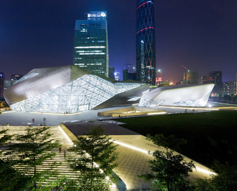 Guangzhou Opera House by Zaha Hadid Architects