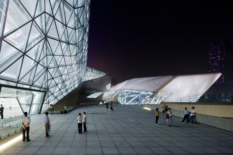 Guangzhou Opera House by Zaha Hadid Architects
