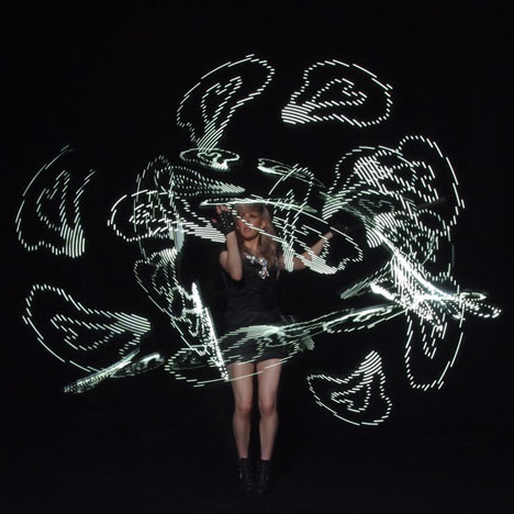 Moritz Waldemeyer lasers for Lights by Ellie Goulding 