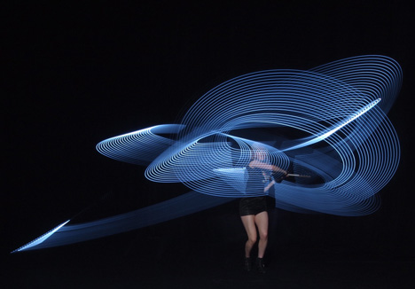 Moritz Waldemeyer lasers for Lights by Ellie Goulding 