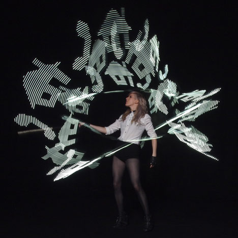 Moritz Waldemeyer lasers for Lights by Ellie Goulding