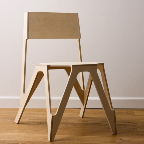 Bone Chair by Julien de Smedt Architects