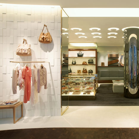Mulberry Manchester store by Universal Design Studio