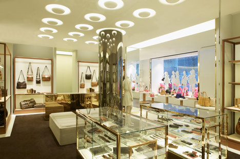Mulberry Manchester store by Universal Design Studio