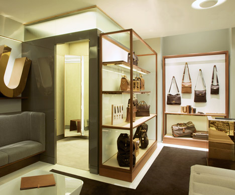 Mulberry Manchester store by Universal Design Studio
