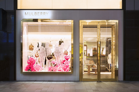Mulberry Manchester store by Universal Design Studio