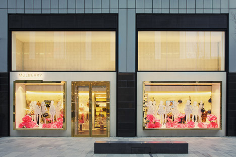 Mulberry Manchester store by Universal Design Studio
