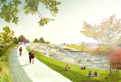 Stockholmsporten master plan by BIG