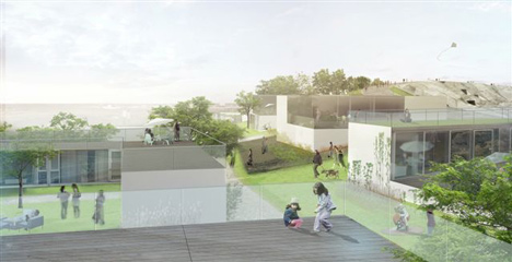Stockholmsporten master plan by BIG