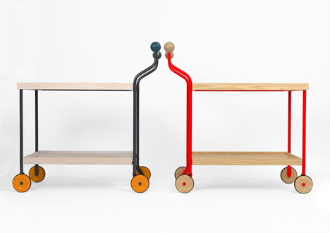 Trolleys by Anna Kraitz for Källemo Trolleys by Anna Kraitz for Källemo