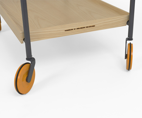 Trolleys by Anna Kraitz for Källemo Trolleys by Anna Kraitz for Källemo