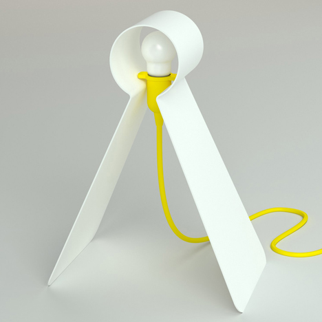 Tweety table lamp by Giorgio Bonaguro