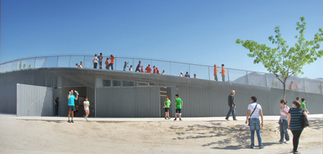 3D Athletics Track by Subarquitectura