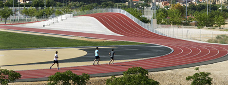 3D Athletics Track by Subarquitectura