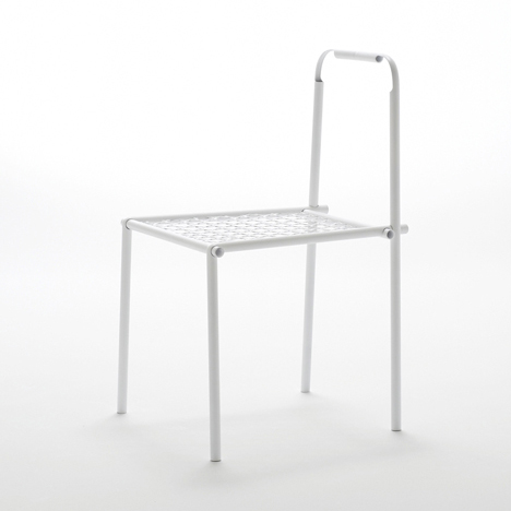 Bamboo-steel chair by Nendo for Yii Bamboo-steel chair by Nendo for Yii