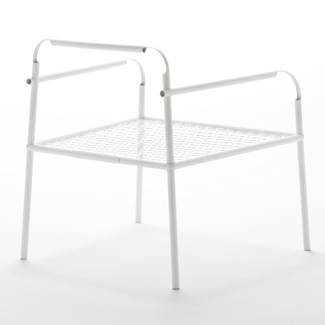 Bamboo-steel chair by Nendo for Yii Bamboo-steel chair by Nendo for Yii