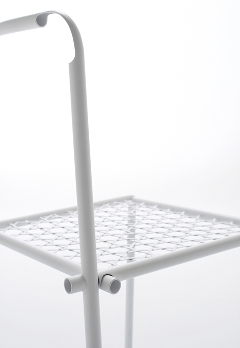 Bamboo-steel chair by Nendo for Yii Bamboo-steel chair by Nendo for Yii