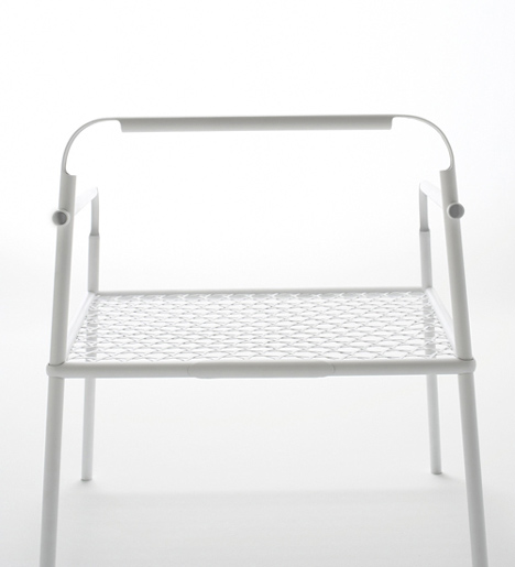 Bamboo-steel chair by Nendo for Yii Bamboo-steel chair by Nendo for Yii