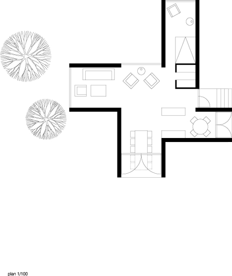 Four-cornered villa by Avanto Architects Four-cornered villa by Avanto Architects