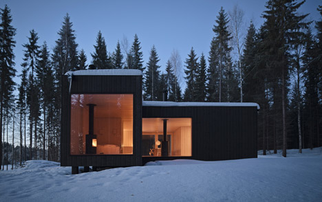 Four-cornered villa by Avanto Architects Four-cornered villa by Avanto Architects