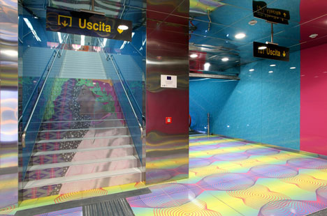 Naples Metro Station by Karim Rashid