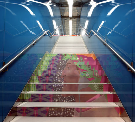 Naples Metro Station by Karim Rashid