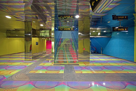 Naples Metro Station by Karim Rashid