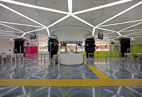 Naples Metro Station by Karim Rashid