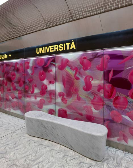 Naples Metro Station by Karim Rashid