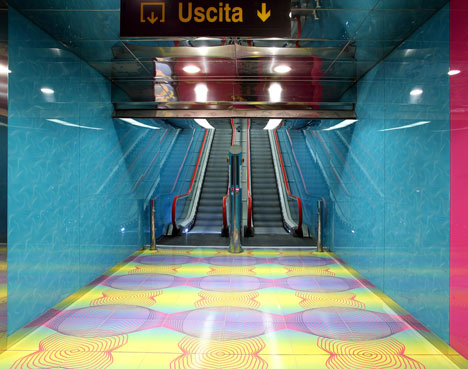 Naples Metro Station by Karim Rashid