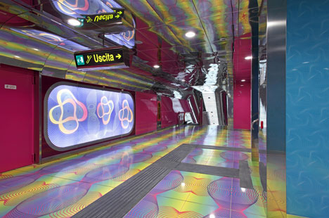 Naples Metro Station by Karim Rashid