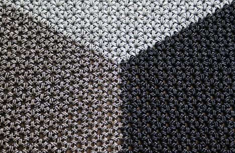 The Yachiyo metal rug by Philippe Malouin The Yachiyo metal rug by Philippe Malouin