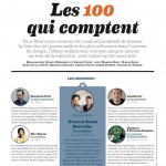 Dezeen in Architectural Design's "Les 100 qui comptent" list