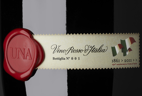 UNA wine bottles by Cibicworkshop