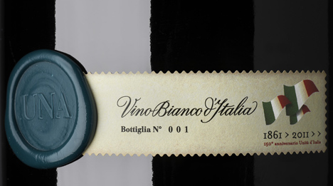 UNA wine bottles by Cibicworkshop