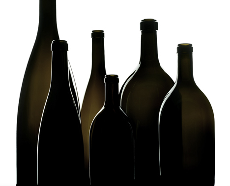 UNA wine bottles by Cibicworkshop