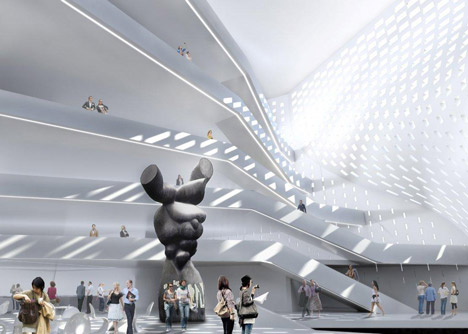 Cultural centre in Tirana by BIG