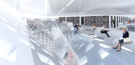 Cultural centre in Tirana by BIG