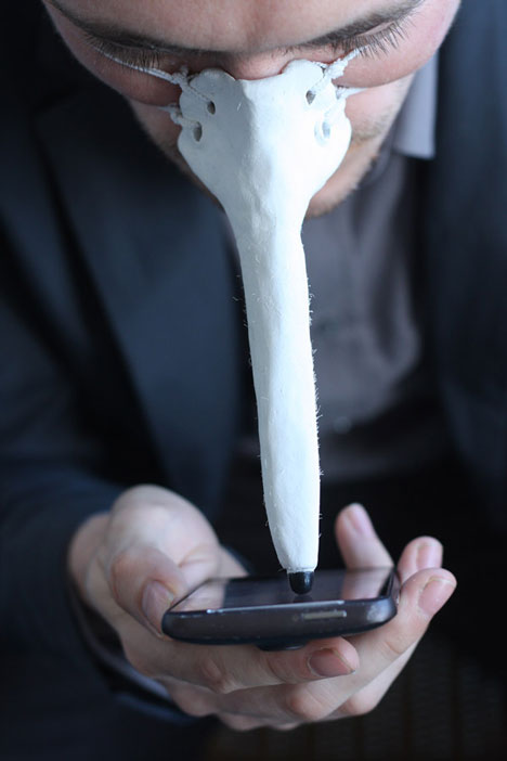 Finger-nose Stylus by Dominic Wilcox Finger-nose Stylus by Dominic Wilcox