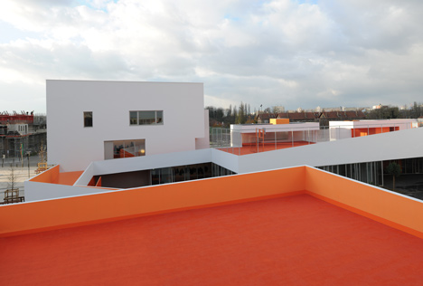 Josephine Baker group of schools by Dominique Coulon & Associés