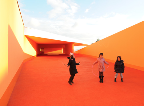 Josephine Baker group of schools by Dominique Coulon & Associés
