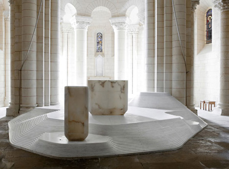 St Hilaire church in Melle by Mathieu Lehanneur