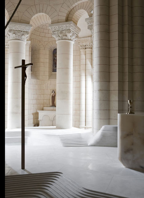 St Hilaire church in Melle by Mathieu Lehanneur