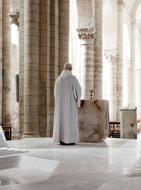 St Hilaire church in Melle by Mathieu Lehanneur