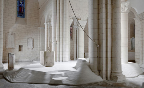 St Hilaire church in Melle by Mathieu Lehanneur