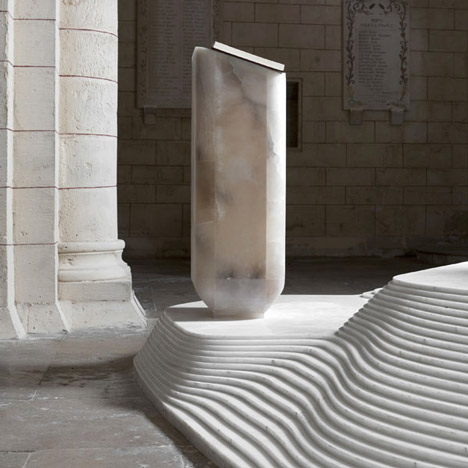 St Hilaire church in Melle by Mathieu Lehanneur
