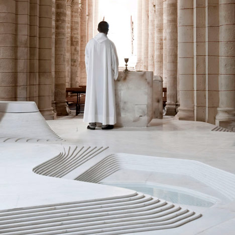 St Hilaire church in Melle by Mathieu Lehanneur