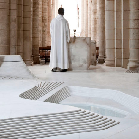 St Hilaire church in Melle by Mathieu Lehanneur