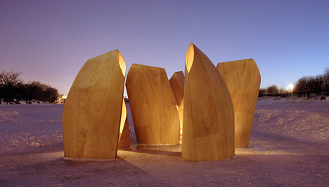 Winnipeg Skating Shelters by Patkau Architects