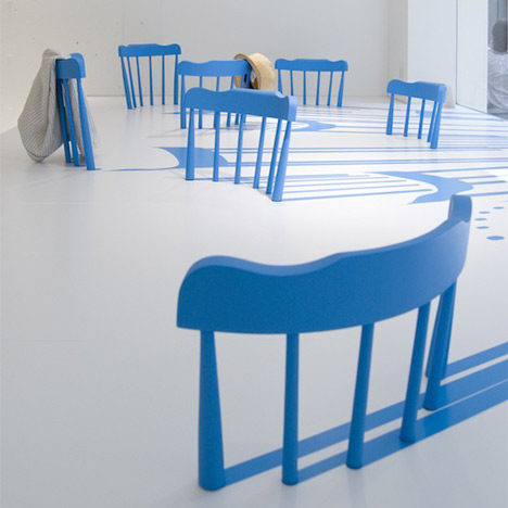 3D Chairs by Yoichi Yamamoto for Issey Miyake
